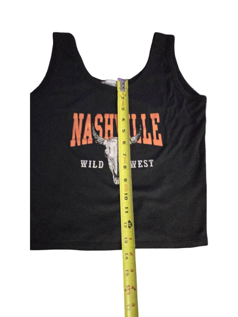 Obbsesive Love Nashville' Graphic Cropped Tank Top Coastal Cowboy Festival - Picture 5 of 6